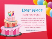 Happy Birthday Wishes for Niece, Niece Birthday Messages – Wordings and ...