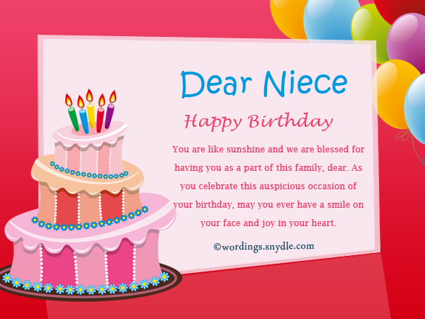 Happy Birthday Wishes for Niece, Niece Birthday Messages 