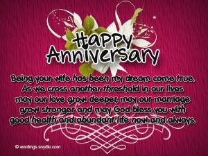 Wedding Anniversary Messages, Wishes and Wordings – Wordings and Messages