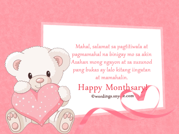 Happy Monthsary Messages In Tagalog It Month After You Decided To