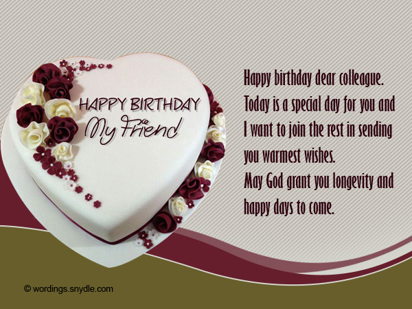 Birthday Messages for Colleague – Wordings and Messages