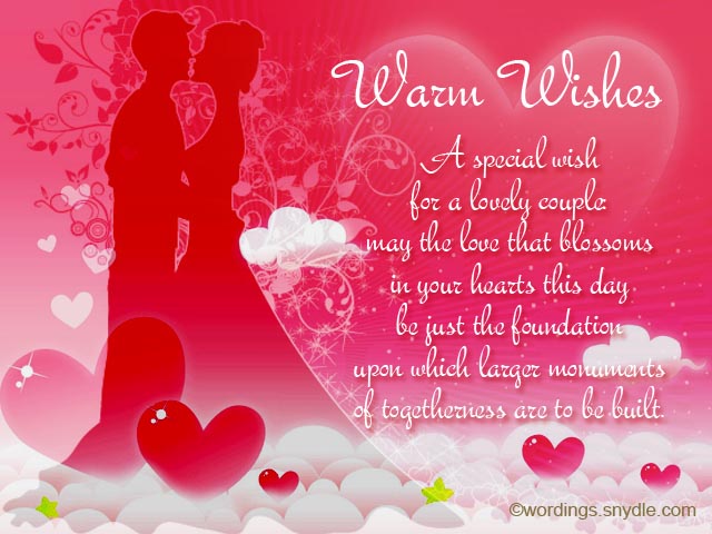  Wedding Wishes Messages and Wedding Day Wishes - Wordings 