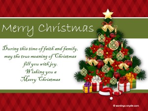 Best Christmas Messages, Wishes, Greetings and Quotes – Wordings and ...