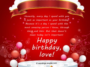 Romantic Birthday Wishes And Messages – Wordings and Messages