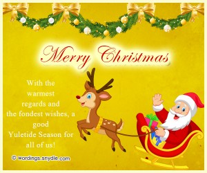 Best Christmas Messages, Wishes, Greetings and Quotes – Wordings and ...