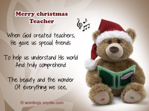 Christmas Messages for Teachers – Wordings and Messages