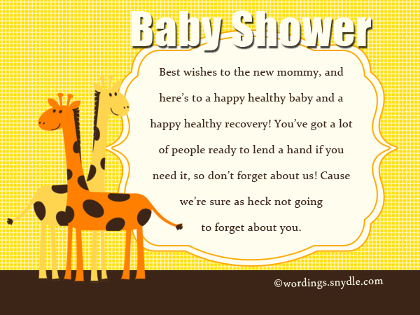 Baby Shower Wishes - Wordings and Messages