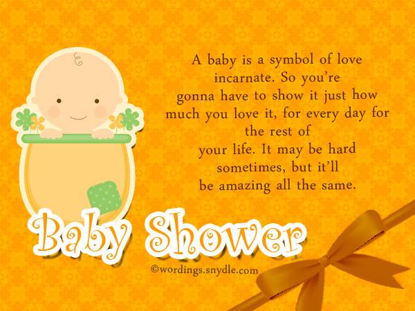 baby shower wishes messages