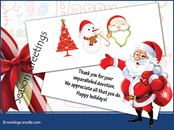 Christmas Messages For Employees Wordings And Messages