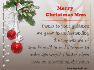 Christmas Messages for Teachers – Wordings and Messages