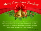 Christmas Messages for Teachers – Wordings and Messages