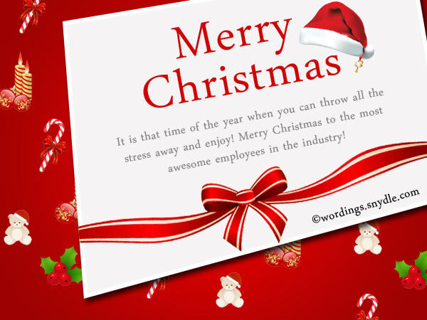 Christmas Messages For Employees Wordings And Messages