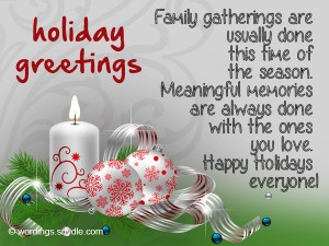 Happy Holiday Greetings, Messages and Wishes – Wordings and Messages