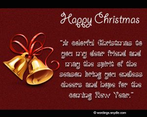 Merry Christmas Messages For Facebook Friends – Wordings and Messages