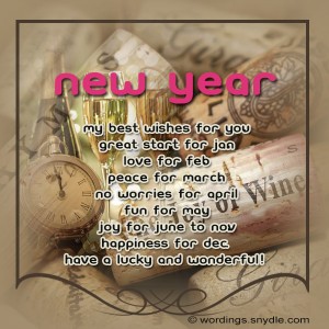 Happy New Year Card Messages – Wordings and Messages