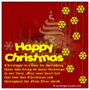 Merry Christmas and Happy New Year Messages – Wordings and Messages