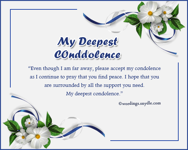 Condolence Messages Wordings And Messages