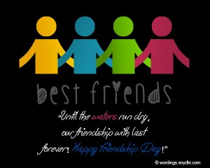 Friendship Day Messages and Greetings – Wordings and Messages