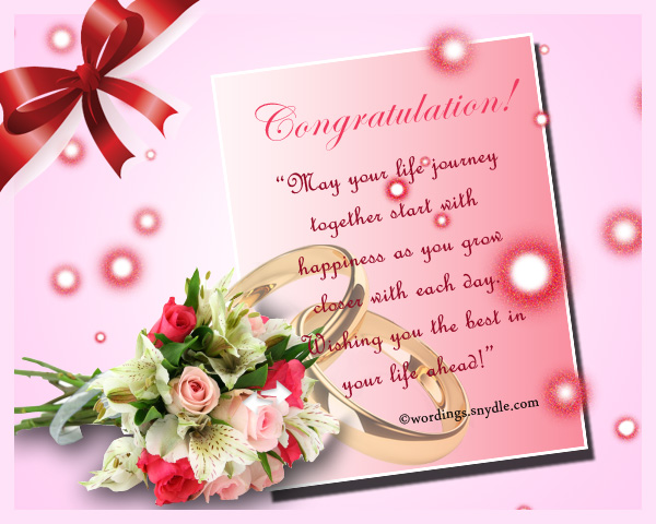 How to congratulation for wedding