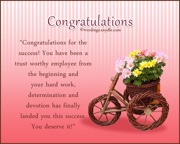 Congratulations Messages For Achievement - Wordings and 