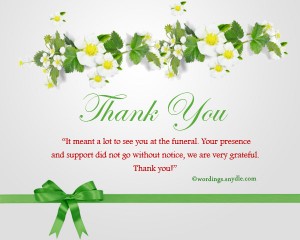 Sympathy Thank You Notes – Wordings And Messages