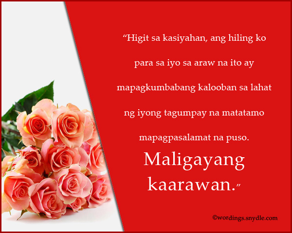 Happy Birthday Messages In Tagalog – Wordings And Messages