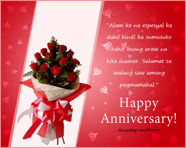 Wedding Picture Wedding Anniversary Message To My Wife Tagalog