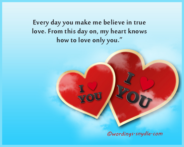 Sweet message for your love