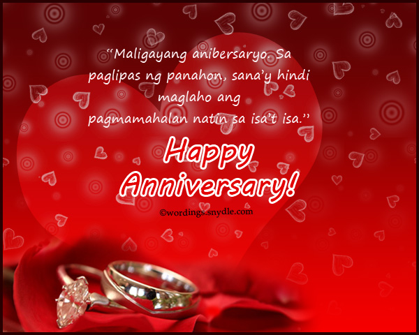 Tagalog Quotes Wedding Anniversary