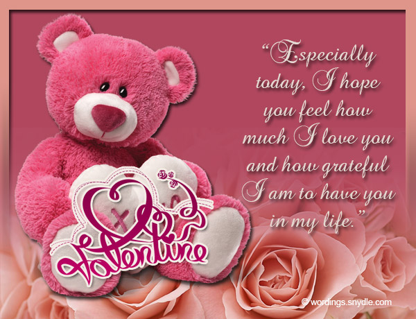 Valentines card messages for girlfriend Wordings And Messages