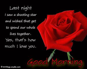 Good Morning Wishes for Lover – Wordings and Messages