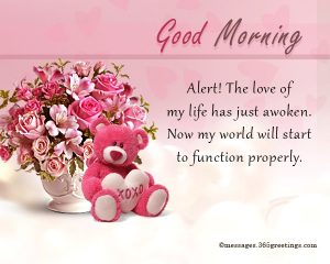 Good Morning Wishes for Lover – Wordings and Messages