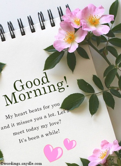 Good Morning Wishes for Lover – Wordings and Messages