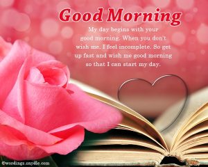 Good Morning Wishes for Lover – Wordings and Messages