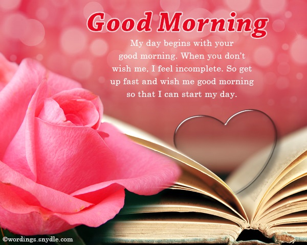 Good Morning Wishes For Lover Wordings And Messages